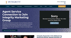 Desktop Screenshot of integritymarketing.com